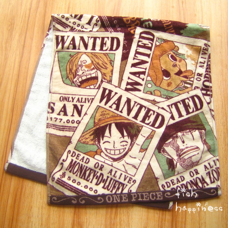 路飞一伙纯棉毛巾面巾