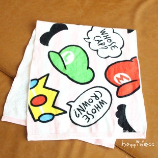 洗澡巾 日单马 洗脸巾 面巾 汗巾 里奥帽子纯棉毛巾