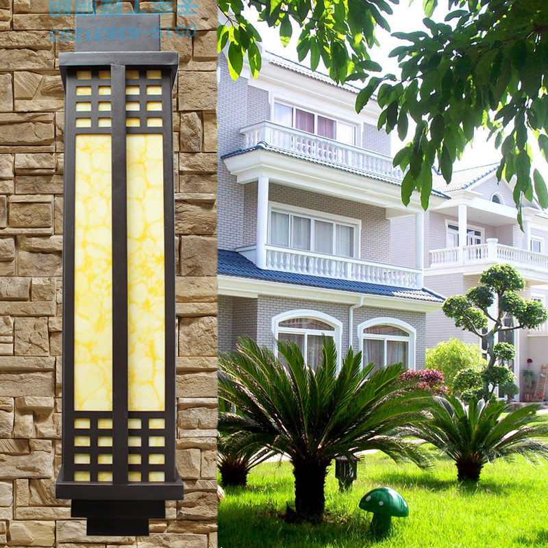 户外外墙壁灯欧式壁灯 防水酒店立柱仿云石壁灯室外壁灯景观灯