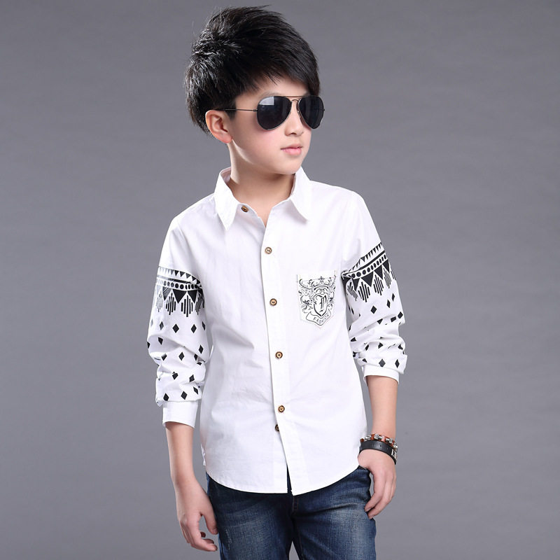 Chemise garcon à manche longue - Ref 2073812 Image 4