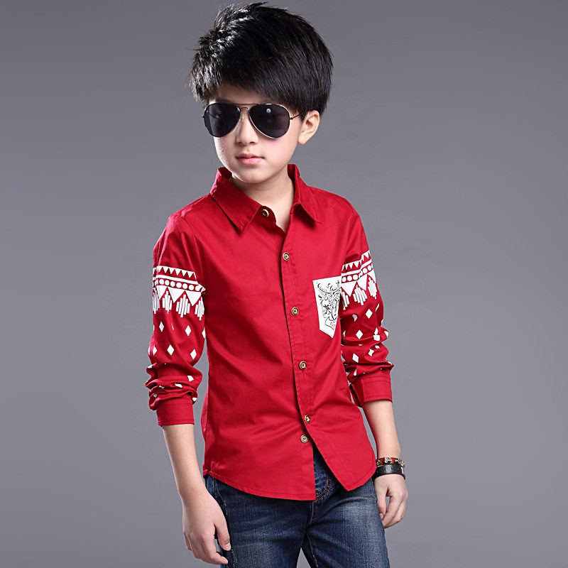 Chemise garcon à manche longue - Ref 2073812 Image 3