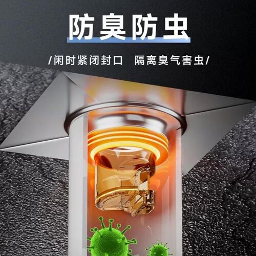 卫生间下水道盖板老旧地漏改造修补防臭翻新器封死密封地漏封口盖