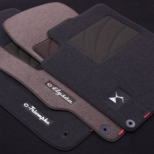 绒面地毯谛艾仕DS4专用脚垫DS5LS带原厂固定卡扣防滑耐磨无异味