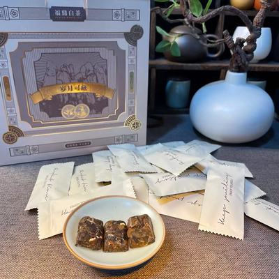 正宗福鼎白茶陈皮白茶独立包装一粒一泡新会陈皮老寿眉茶叶礼盒装