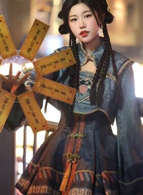 万圣节旋转盘樱姬lolita小僵尸