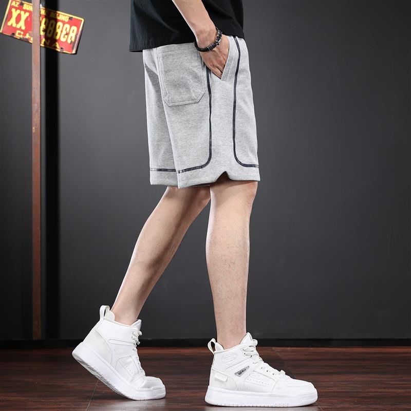 短裤男款2025夏季新款篮球运动健身中裤男士潮流户外休闲五分裤子