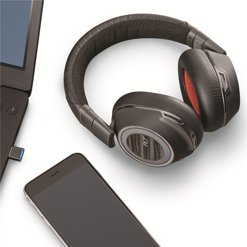 plantronics/缤特力 voyager 8200 uc 主动降噪商务蓝牙耳机