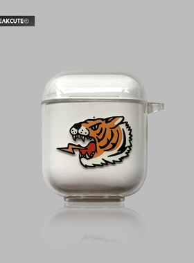 FRCU虎头Airpods透明保护套硅胶无线蓝牙耳机套软壳FB4i二代3代1