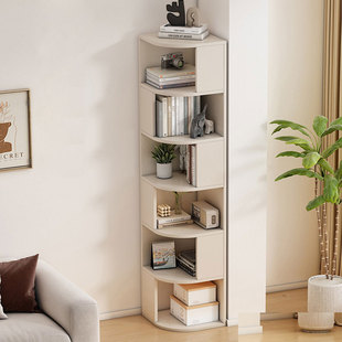 实木 定制圆角转角置物架墙角柜书架拐角柜圆角客厅卧室角柜