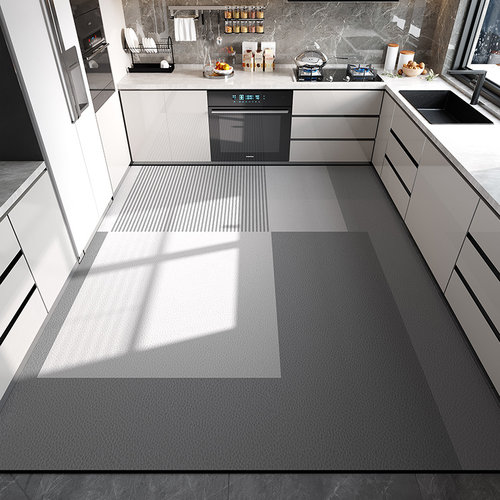 防滑防油可擦免洗PVC厨房地垫