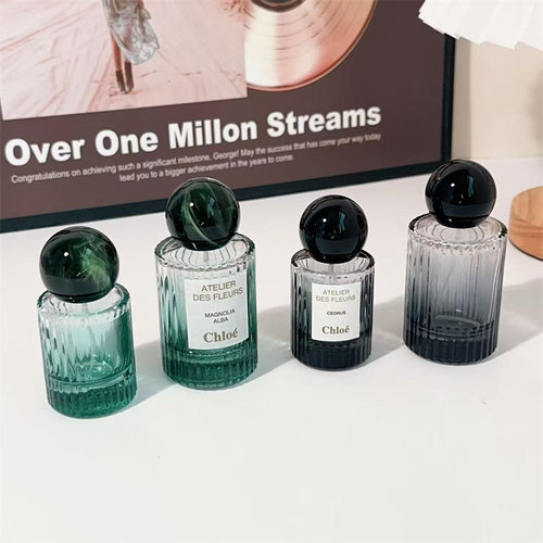 高档香水分装瓶30ml高级便携式喷雾瓶加厚按压50ml细雾替换空瓶子