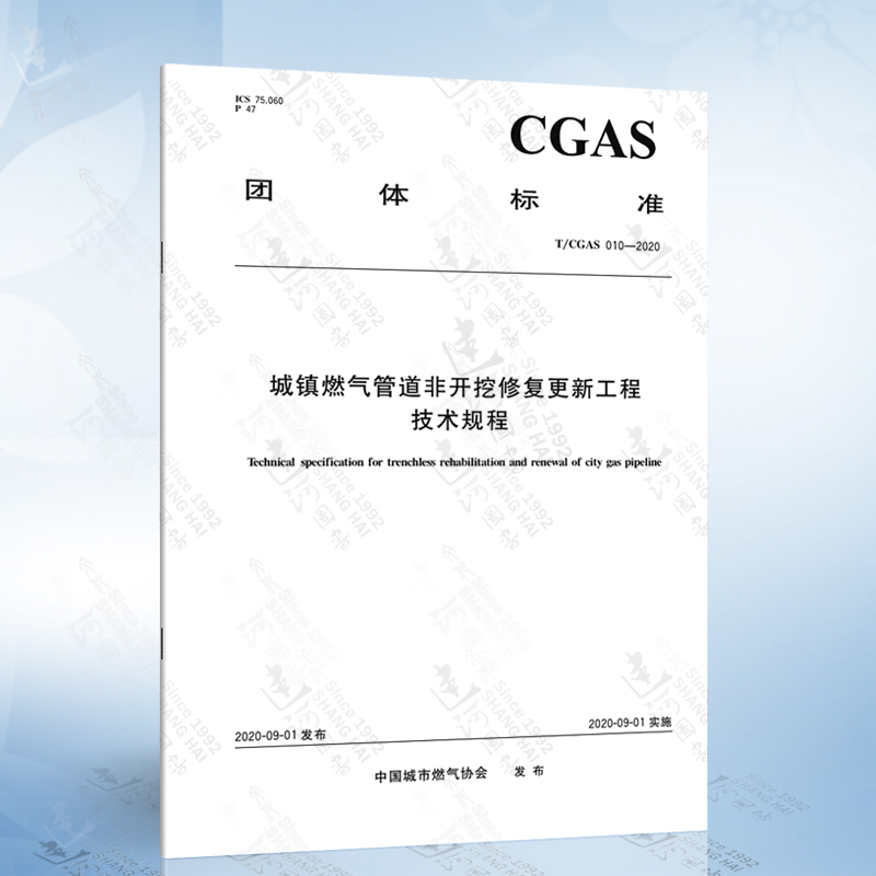 T/CGAS 010-2020 城镇燃气管道非开挖修复更新工程技术规程