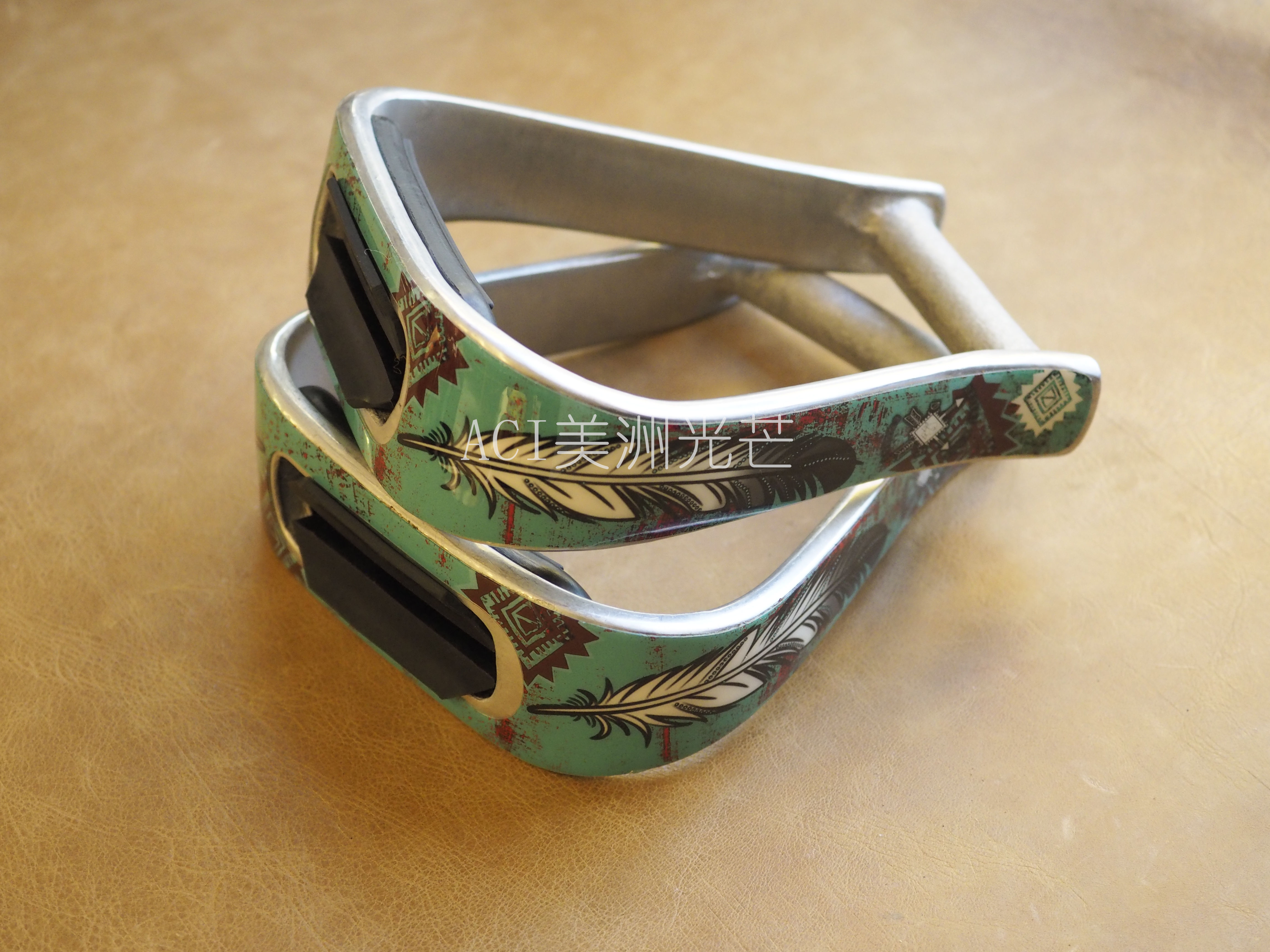 美国进口西部牛仔马鞍马镫