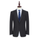 4单西 男士 春秋羊毛西服修身 NXF11301 黑色西装 戗驳领后中开叉