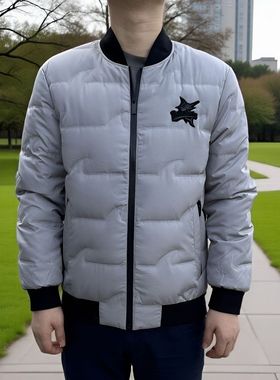 86113H 意大利箭家男士短款羽绒服白鸭绒保暖冬季新款羽绒外套