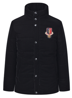 86108S  意大利品牌箭家冬季新款棉服男保暖黑色棉外套