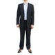 羊毛95% 春秋新款 男士 101255 羊毛套西二粒扣黑色西服套装 双开叉