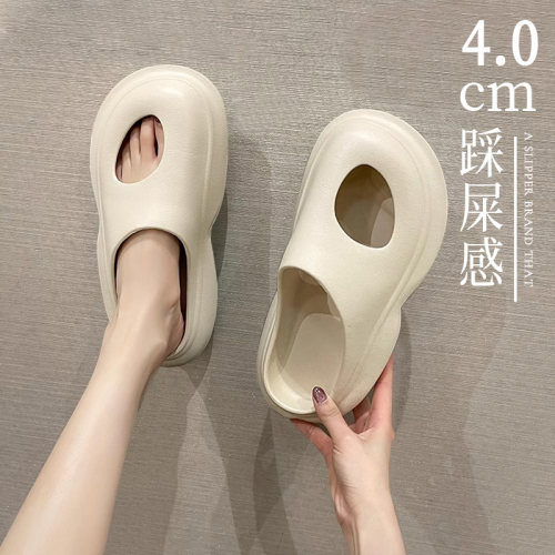 时尚踩屎感老爹洞洞鞋