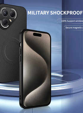 简约商务个性创意肤感碳纤维纹磁吸适用传音Tecno Pova7ultra/7Pro 5G手机壳防摔保护套Pova7 4G男女款潮