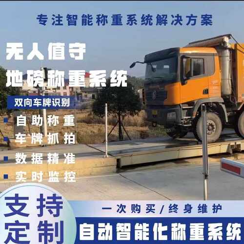 定制地磅汽车衡广东粤龙无人值守
