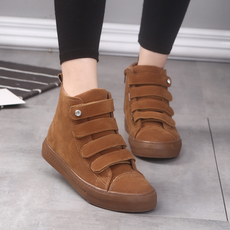 Ботинки  - джинсовый синий цвет