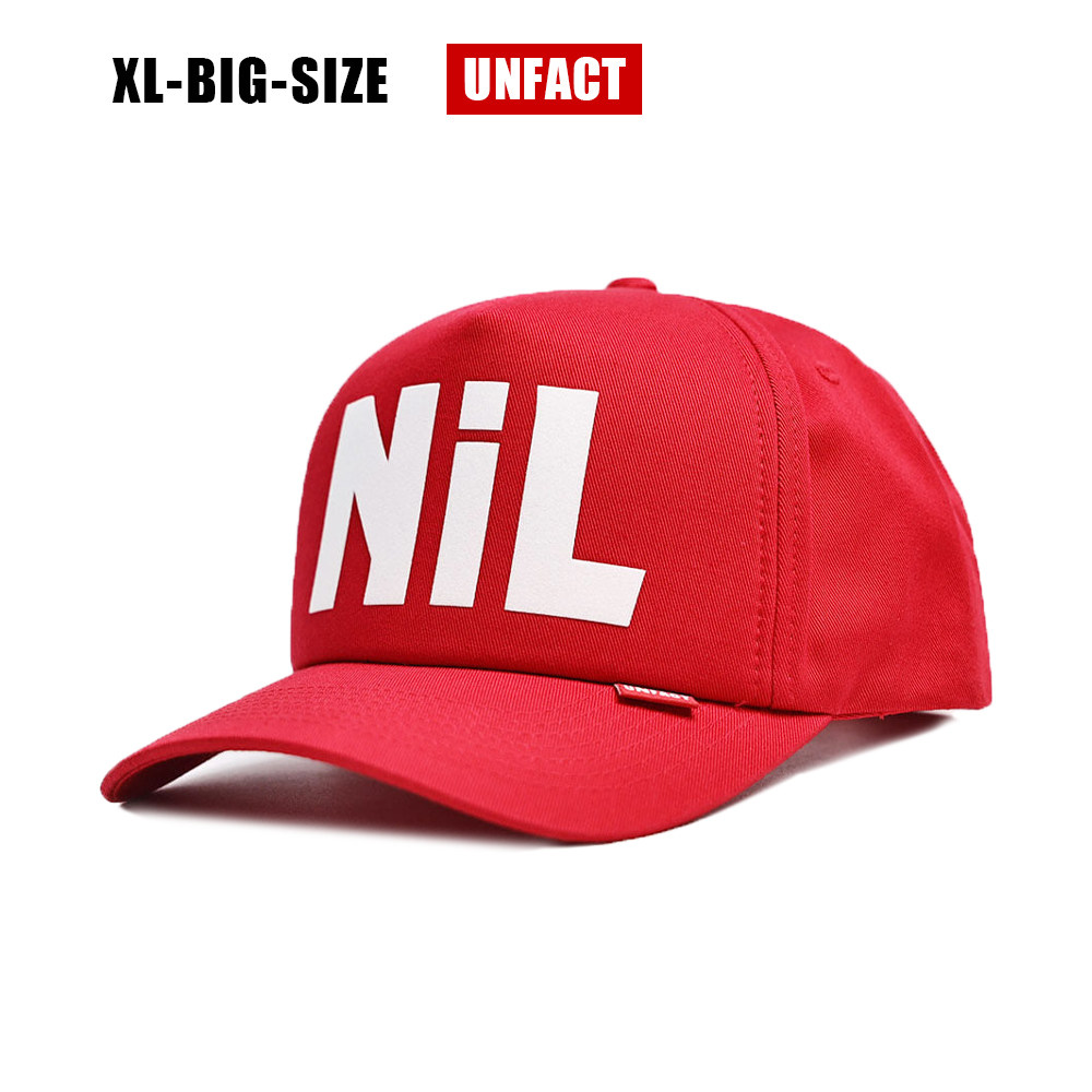 UNFACT韩国棒球帽代购2026新款时尚字母鸭舌帽大头帽子大码潮帽