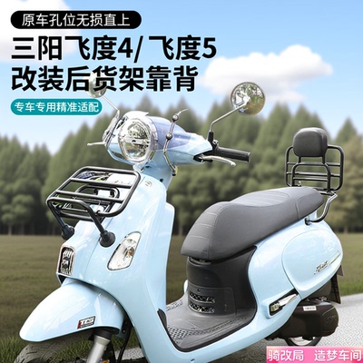 骑改局适用三阳飞度45后货架靠背