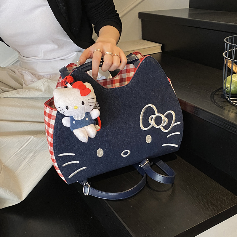 hellokitty包包女大容量2025新款卡通学生党双肩包通勤可爱托特包