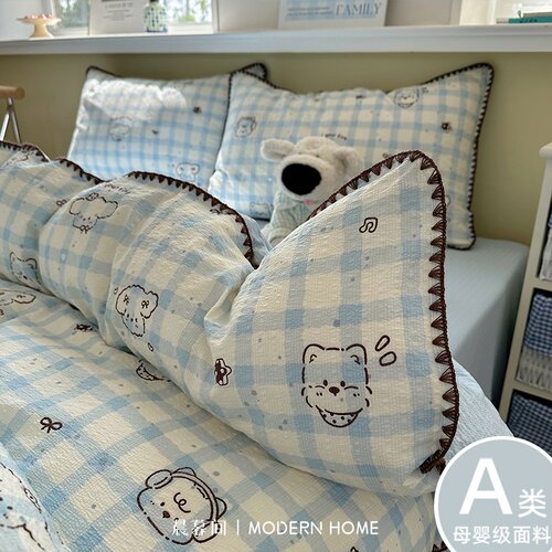 【小红书推荐】A类双层纱四件套4