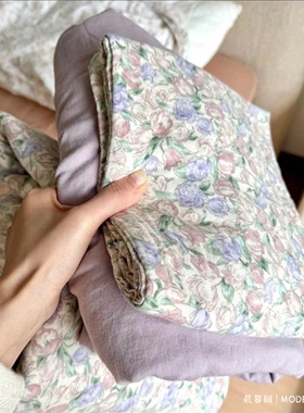 A类床上四件套纯棉全棉床品新款单人被套床品床笠宿舍床单三件套