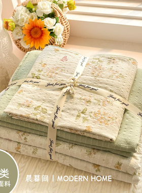 ins风加厚双层纱床上四件套纯棉全棉2026新款床单被套宿舍三件套4