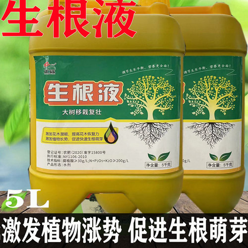 大树强力生根液浓缩营养液有机发根液果树幼苗花卉扦插快速生根剂