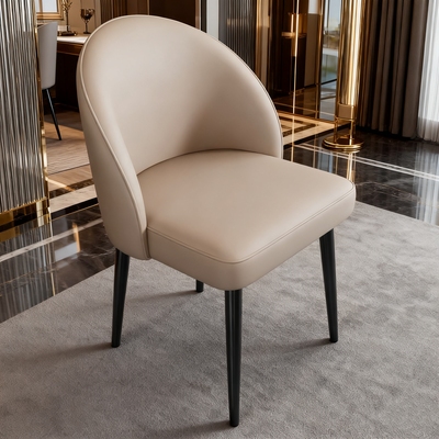餐椅2025新款椅子防猫抓意式简约家用轻奢餐椅高级感餐厅餐桌椅