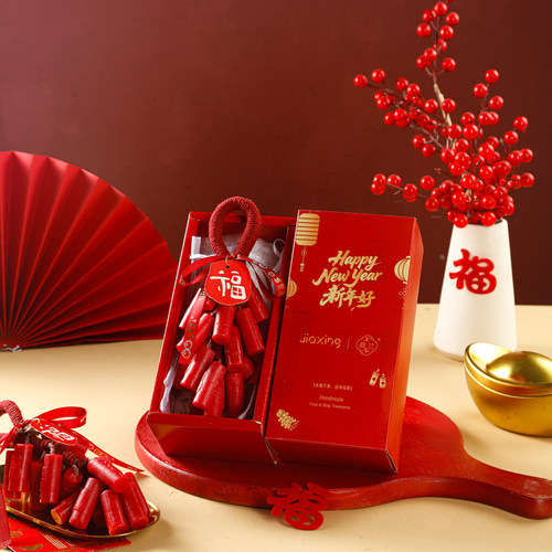 新年氛围装饰品水晶葡萄手工香皂