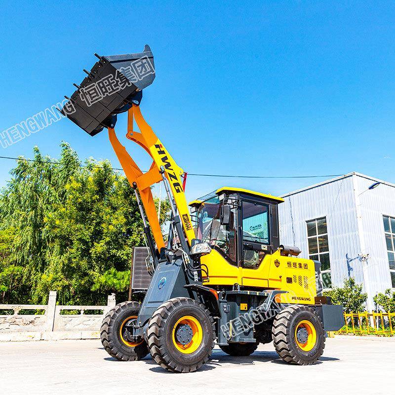 装载机铲车大型多功能四驱抓木机家用养殖加长臂抓草机0小型铲车