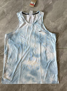 Nike/耐克 Dri-fit ADV男子马拉松跑步无袖背心T恤 HJ4147-422