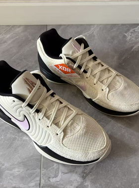 Nike/耐克 JA2 米黑 莫兰特2代 男子低帮实战篮球鞋 FD7327-100