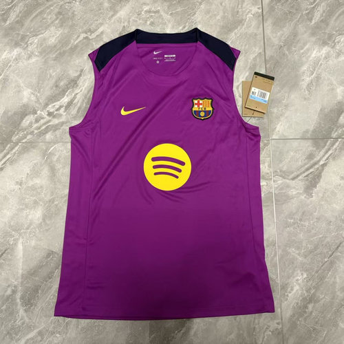Nike/耐克 25-26 巴塞罗那 球迷版无袖训练足球背心 HJ7733-552