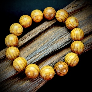 龙甘香云南降真香顺纹1.5尺寸圆珠手串文玩香木亦香亦药陈皮香味