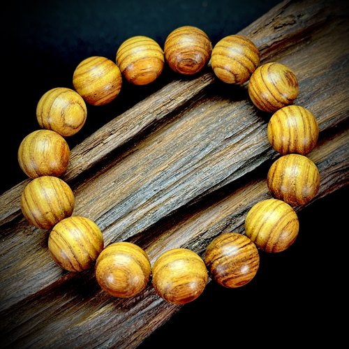 龙甘香云南降真香顺纹1.5尺寸圆珠手串文玩香木亦香亦药陈皮香味