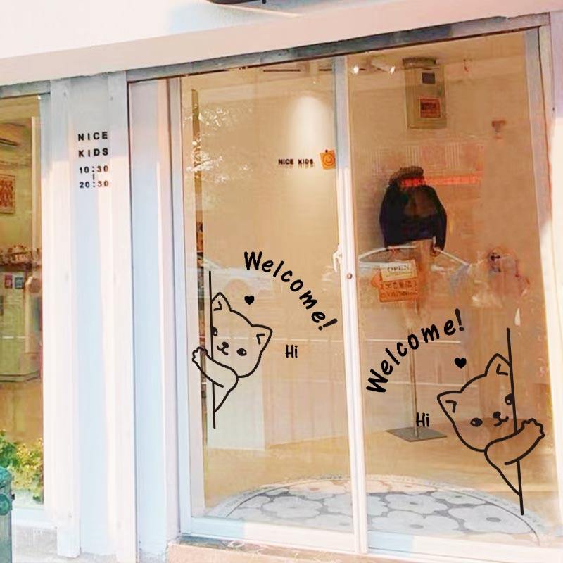 welcome探头喵喵欢迎光临