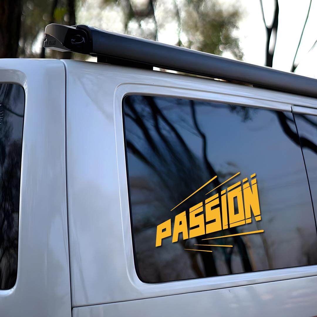 passion英文个性创意车贴