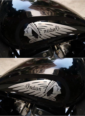 哈雷883摩托车贴纸贴花印第安纳哈雷油箱贴花摩托车反光贴整车贴