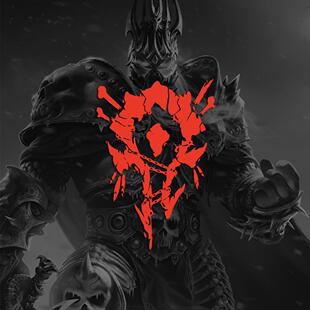 魔兽世界WOW为了部落标志 力量与荣耀鲜血与雷鸣汽车电动摩托贴纸