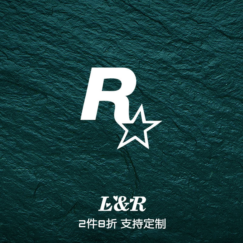 汽车贴纸JDM改装电动游戏周边GTA5飞车R星车贴车身划痕贴油箱盖贴