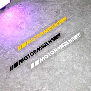 适用于摩托车头盔电摩moto gp反光警示贴汽车内饰前铲侧裙车窗贴