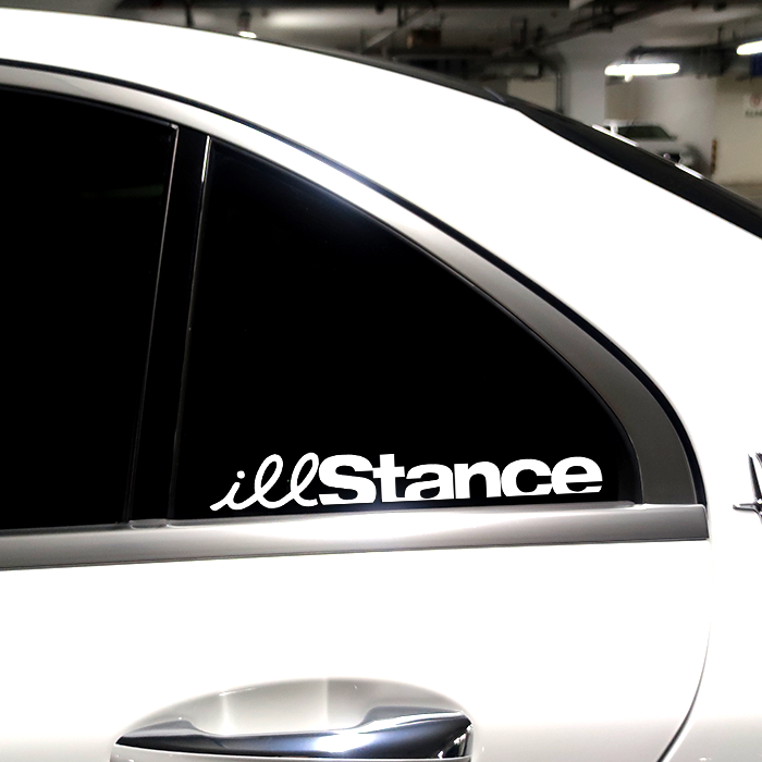 恐高症illest潮流车贴stance改装汽车贴个性遮挡划痕拉花车身贴纸