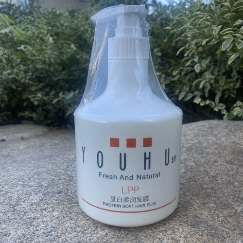 正品悠呼蛋白柔润发膜580ml