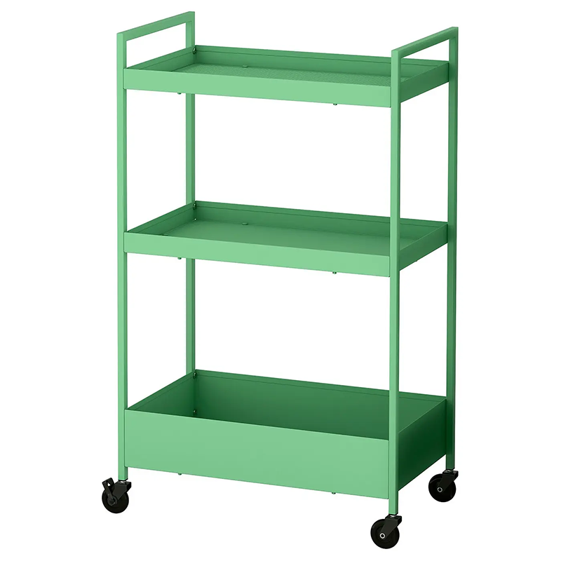 苏州宜家代购 耐斯弗思 家用厨房置物架手推车浴室收纳架客厅推车