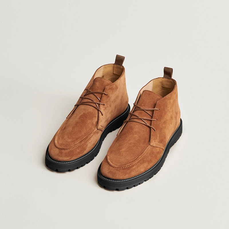 冬季时尚马丁靴男2025新款系带